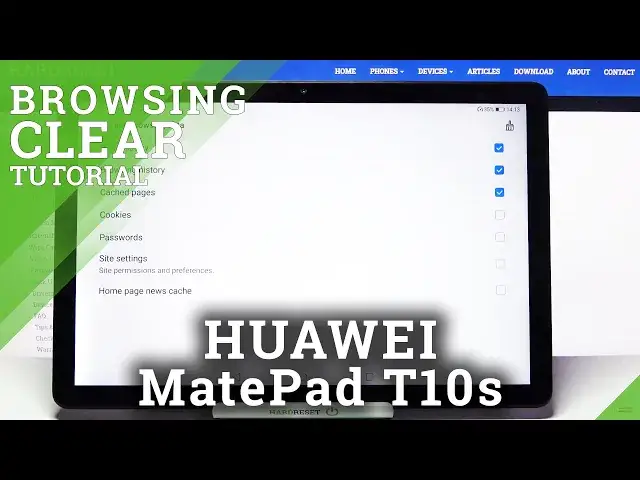 'Video thumbnail for How to Clear Browsing Data in HUAWEI MatePad T10s- Reset Browser History'