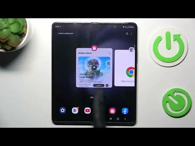 'Video thumbnail for How to Close All Background Apps on Samsung Galaxy Z Fold5?'