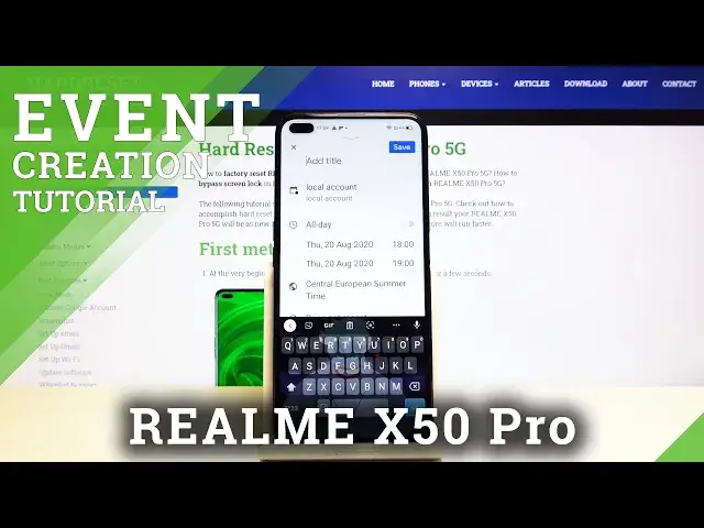 Video thumbnail for How to Operate Calendar Options in Realme X50 Pro – Add Event to Calendar