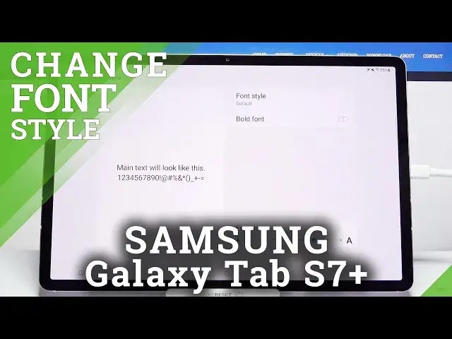 'Video thumbnail for How to Change Font Style in Samsung Galaxy Tab S7+?'