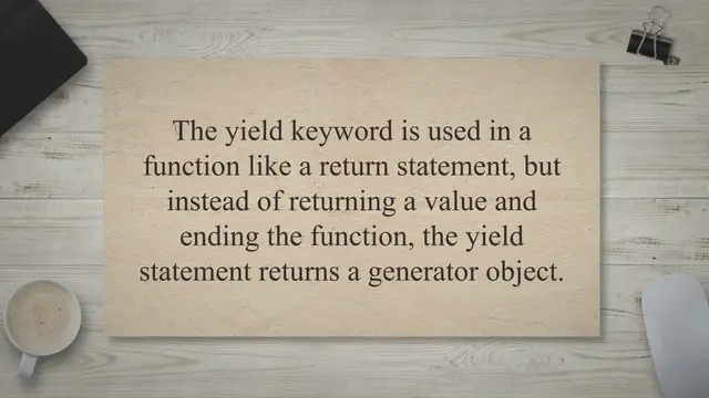 Video thumbnail for How To Yield A List In Python