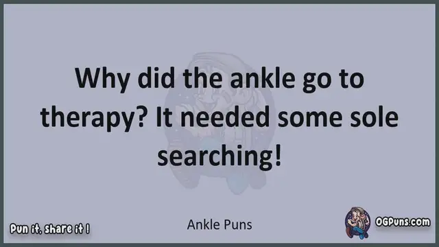 Video thumbnail for Ankle - Jokes, Puns, Wordplays, and Laughter