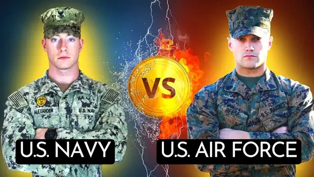 Video thumbnail for Navy vs Air Force - What s the Difference Between the Two Branches of the Military?