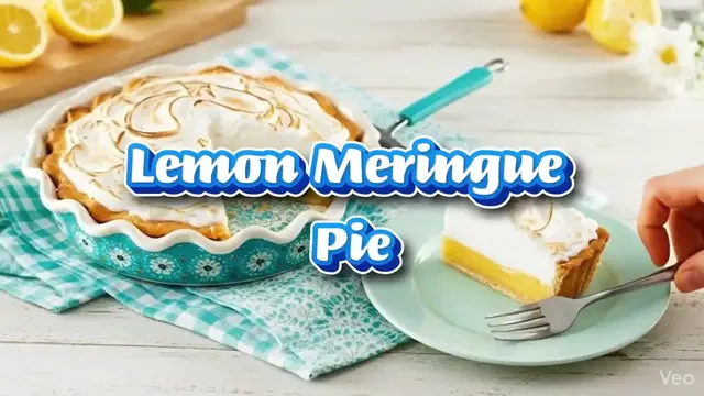 Video thumbnail for Classic Lemon Meringue Pie | Bright, Creamy & Perfectly Fluffy