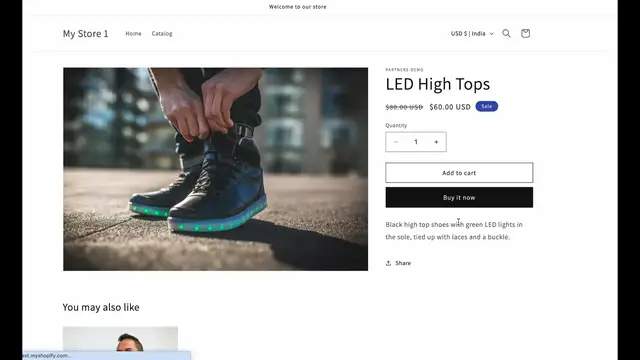 'Video thumbnail for Shopify Tutorial: How to create announcement banner in 2 mins'