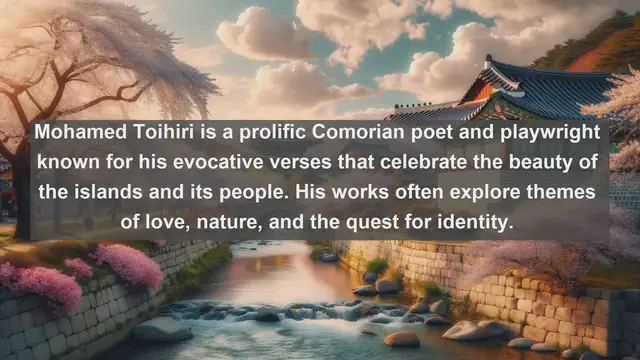 Video thumbnail for Unveiling Literary Gems: Top 10 Famous Writers from Comoros