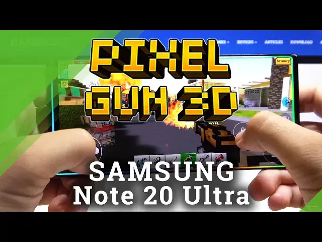 'Video thumbnail for Pixel Gun 3D on SAMSUNG Galaxy Note 20 Ultra – High Graphics Test'