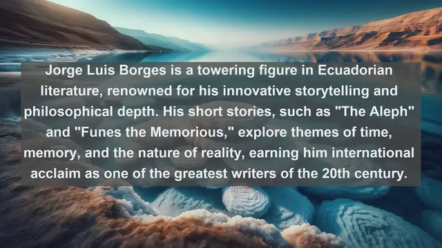 Video thumbnail for Discovering Ecuadorian Literary Giants: Top 10 Famous Writers from Ecuador