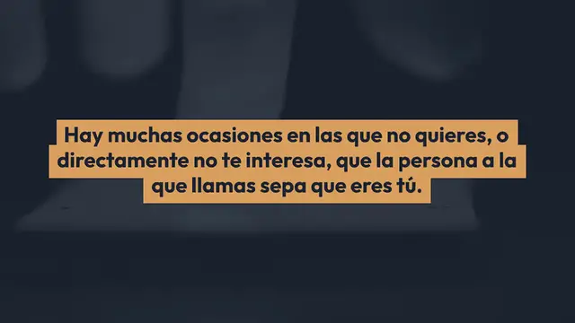 Video thumbnail for ¿Cómo llamar con número oculto desde un fijo?