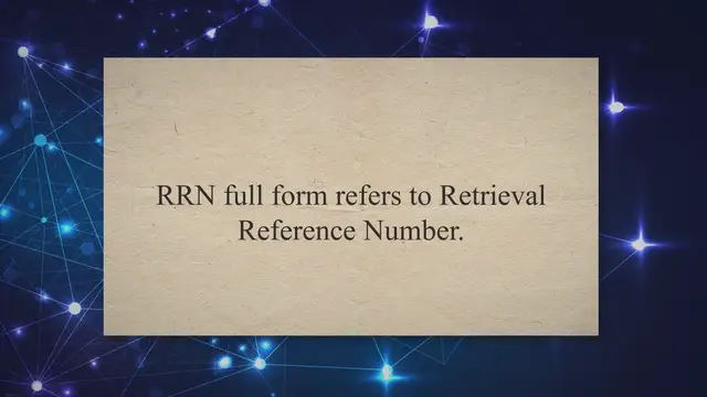 'Video thumbnail for RRN FULL FORM IN BANKING'