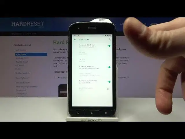 Video thumbnail for How to Change Date & Time in CAT S61 – Manage Time Zone