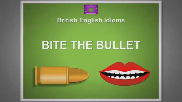 Video thumbnail for Bite the Bullet: Idiom Meaning & Quick Examples