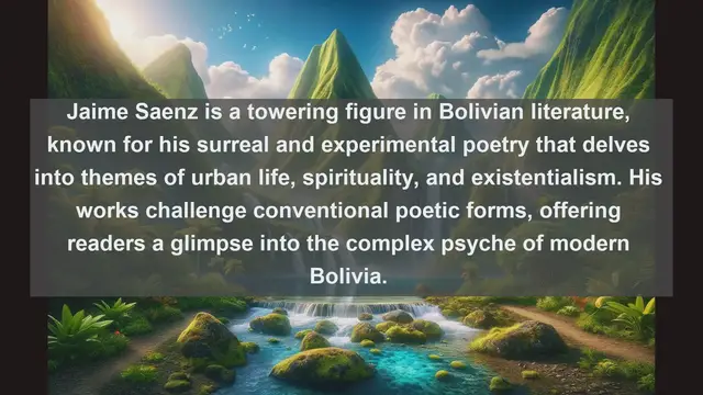 Video thumbnail for Discovering Literary Icons: Top 10 Famous Writers in Bolivia