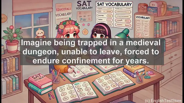 Video thumbnail for 5000 Must Know SAT Vocabulary - SAT Vocabulary: Understanding 'Durance' - Forced Confinement