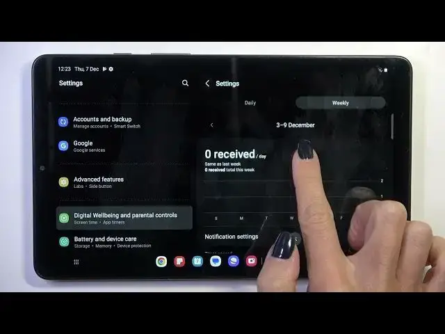 'Video thumbnail for How to Check Total Screen Time on Samsung Galaxy Tab A9?'