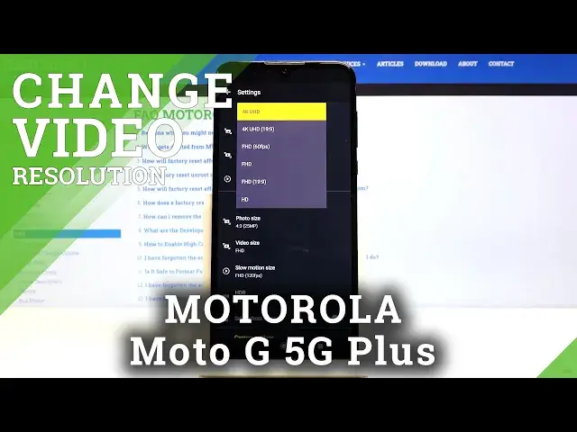 'Video thumbnail for Change Video Size - MOTOROLA Moto G 5G Plus and Video Resolution'