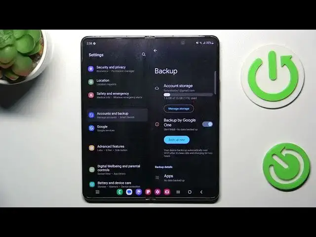 Video thumbnail for How to Activate Google Backup on Samsung Galaxy Z Fold5?