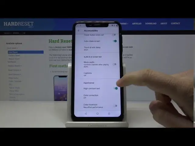'Video thumbnail for How to Change Text Contrast on UMIDIGI One Pro – Switch On High Contrast'