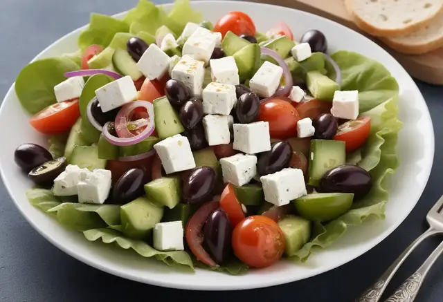 Video thumbnail for Greek Salad with Feta