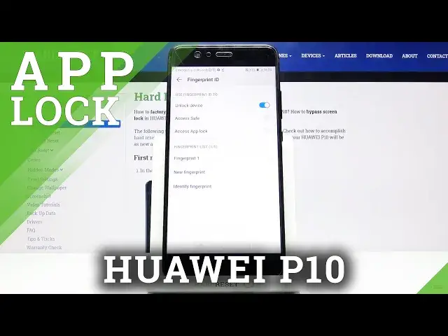 'Video thumbnail for How to Lock Apps with Password in HUAWEI P10 – Set Up App Lock'