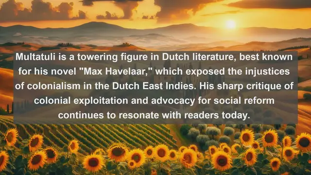 Video thumbnail for Diving into Dutch Literature: Top 10 Renowned Writers from the Netherlands