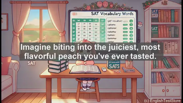 Video thumbnail for 5000 Must Know SAT Vocabulary - Sapid: The Flavorful Word That Spices Up Your Vocabulary