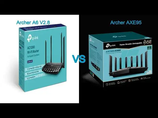 Video thumbnail for TP-Link Archer A6 vs. Archer AXE95: Router Showdown!