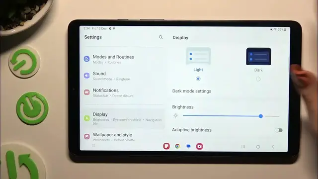Video thumbnail for How to Turn On/Off Auto Brightness on SAMSUNG GALAXY TAB A9 – Adjust Display Settings