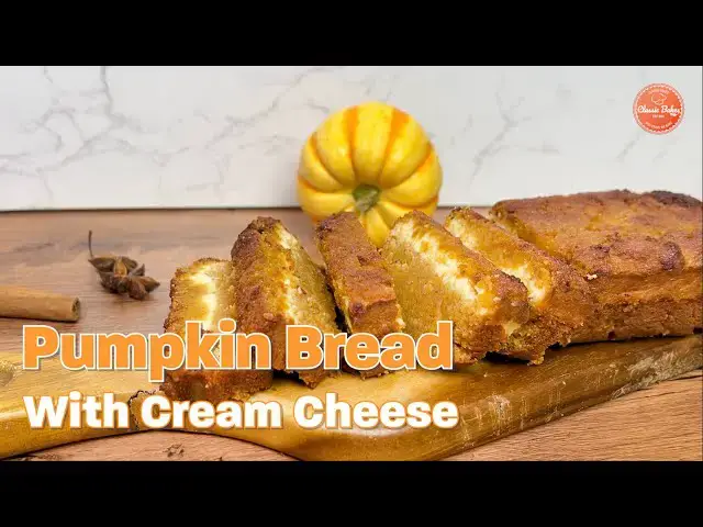 'Video thumbnail for Moist Pumpkin Bread with Cream Cheese | Healthy & Delicious'