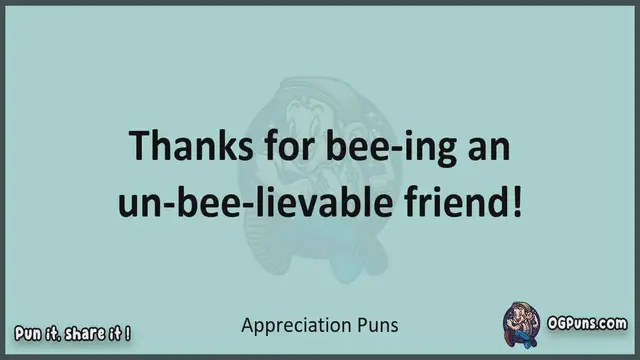 Video thumbnail for Appreciation - Jokes, Puns, Wordplays, and Laughter