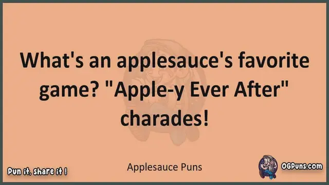 Video thumbnail for Applesauce - Jokes, Puns, Wordplays, and Laughter
