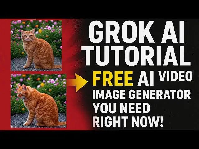 'Video thumbnail for Grok AI Tutorial 👉 Free AI Video & Image Generator You NEED Right Now!'