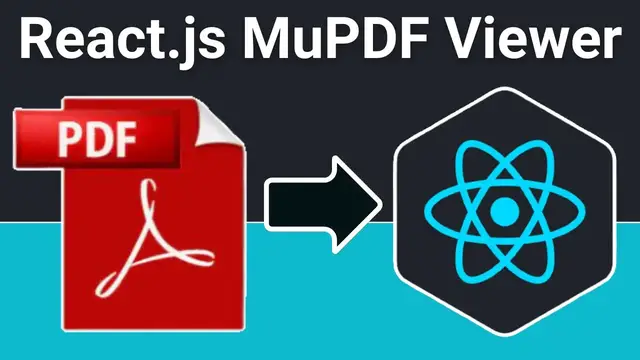 Video thumbnail for Build a React.js PDF Viewer Using MuPDF.js WebAssembly Library and Convert to PNG & HTML in Browser