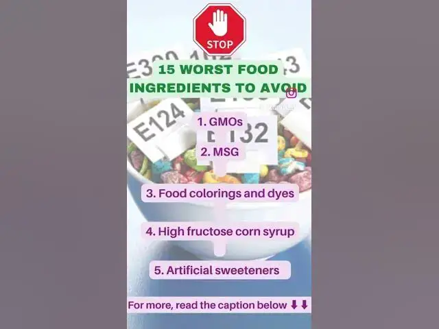 Video thumbnail for 15 Worst Food Ingredients You Must Avoid