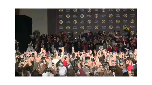 Video thumbnail for President trump: No Tax on Tips Policy in LasVegas