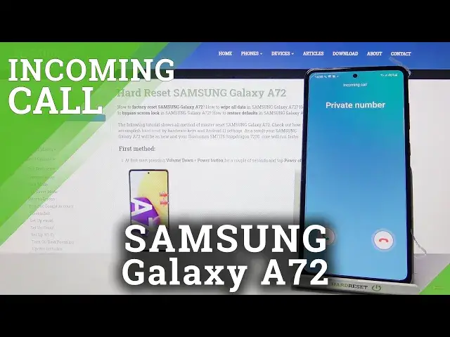 'Video thumbnail for Incoming Call in SAMSUNG Galaxy A72 – Animation of Incoming Call'