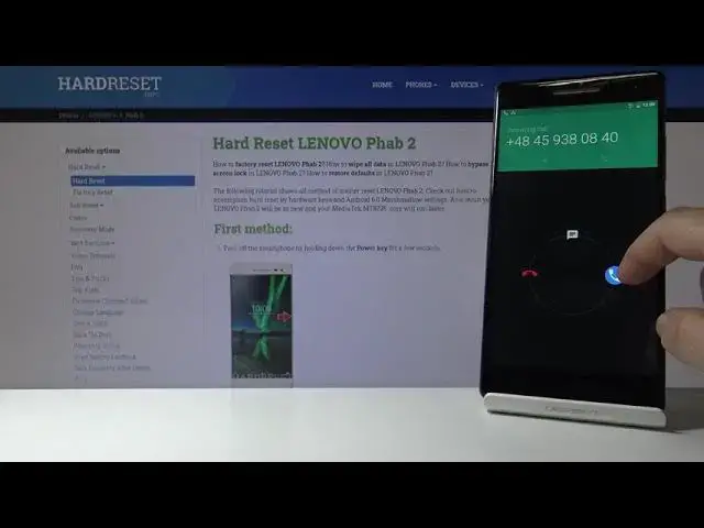 Video thumbnail for Incoming Calls Features - LENOVO Phab 2 & Calls Managing