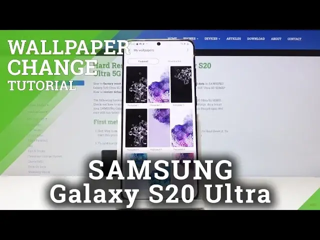 Video thumbnail for How to Change Wallpaper in SAMSUNG Galaxy S20 Ultra – Desktop Update