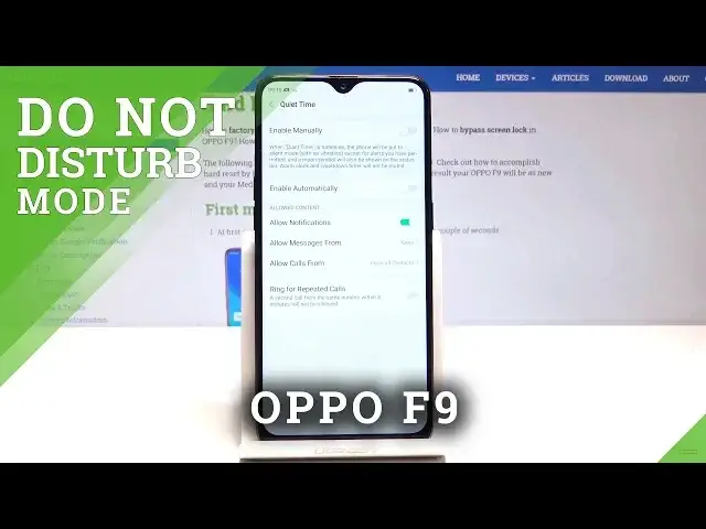 Video thumbnail for How to Enable Do Not Disturb Mode in OPPO F9 - Mute Sound