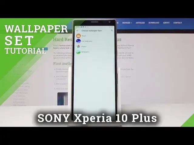 Video thumbnail for How to Change Wallpaper on Sony Xperia 10 Plus - Lock Screen & Home Screen Wallpaper