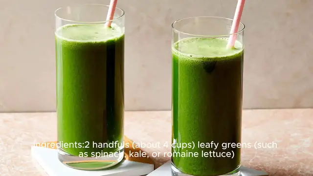 Video thumbnail for Green juice recipe