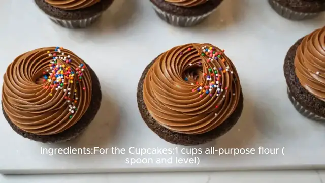 Video thumbnail for Chocolate cupcake recipe