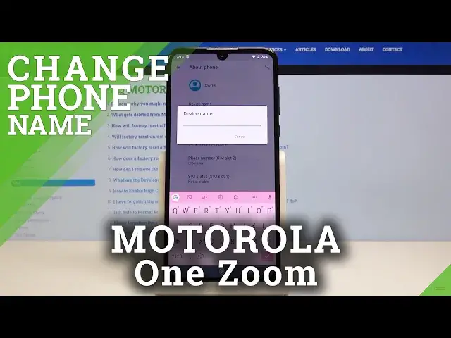 'Video thumbnail for How to Change Device's Name in Motorola One Zoom - Personalize Motorola'