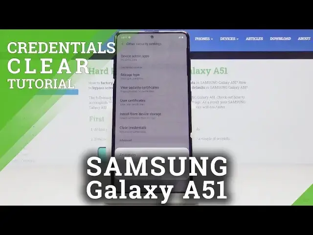 'Video thumbnail for How to Clear Credentials in Samsung Galaxy A51 – Easiest Method'