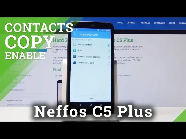 Video thumbnail for How to Copy Contacts in TP-LINK Neffos C5 Plus - Export Numbers