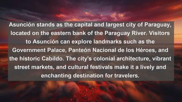 Video thumbnail for Unveiling Paraguay's Urban Landscape: Top 10 Largest Cities in the Heart of South America