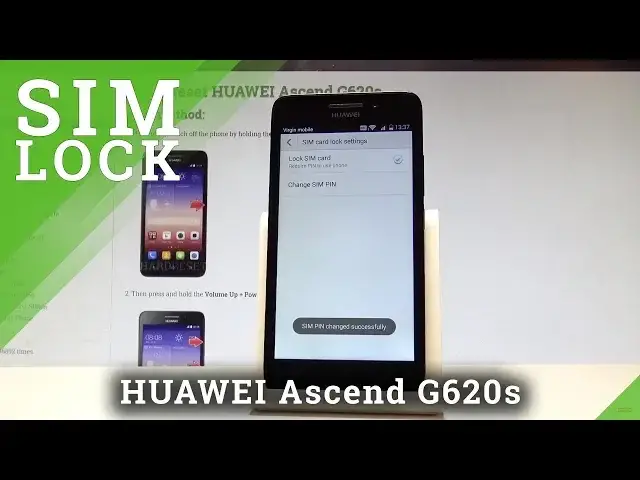 'Video thumbnail for How to Set Up SIM Lock in HUAWEI Ascend G620s - PIN Settings |HardReset.Info'