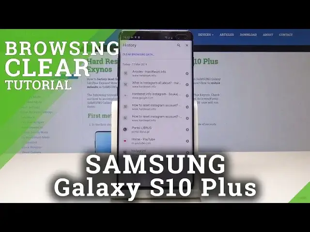 'Video thumbnail for How to Clear Browsing Data in Samsung Galaxy S10 Plus – Reset Browsing History'