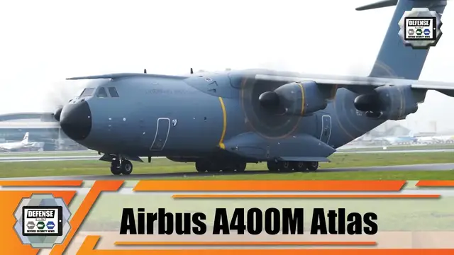 'Video thumbnail for Arrival of first A400M military transport aircraft of binational Luxembourg-Belgium unit at 15 Wing'