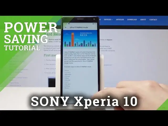 Video thumbnail for How to Turn On Battery Saver on SONY Xperia 10 - Power Saving Mode